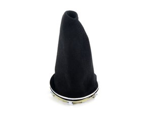 ES#46505 - 25110427492 - JCW Manual Transmissions Shifter Boot - Alcantara / Chrome - (NO LONGER AVAILABLE) - JCW look for your shift boot. - Genuine MINI - 