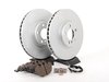 ES#205333 - ECSE533411-3 - Front Brake Service Kit - Featuring Meyle Rotors and Textar Brake Pads - Assembled By ECS - BMW