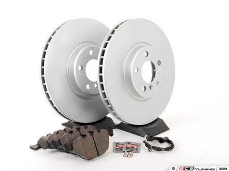 ES#205333 - ECSE533411-3 - Front Brake Service Kit - Featuring Meyle Rotors and Textar Brake Pads - Assembled By ECS - BMW