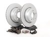 ES#205332 - ECSE533421-2 - Rear Brake Service Kit - Featuring ECS V5 blank coated rotors and ECS DD23 ceramic pads. - Assembled By ECS - BMW