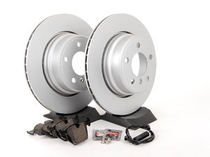 ES#205332 - ECSE533421-2 - Rear Brake Service Kit - Featuring ECS V5 blank coated rotors and ECS DD23 ceramic pads. - Assembled By ECS - BMW