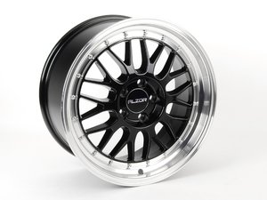 ES#2739782 - 881-21kt1 - 18" Style 881 Wheels - Set Of Four - (NO LONGER AVAILABLE) - 18"x8.5" ET35 66.6CB 5x112 Gloss Black With Machined Lip - Alzor - 