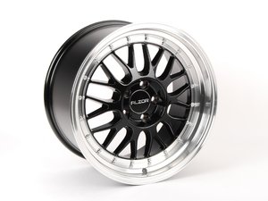 ES#2739783 - 881-22kt1 - 18" Style 881 Wheels - Set Of Four  - (NO LONGER AVAILABLE) - 18"x9.5" ET40 66.6CB 5x112 Gloss Black With Machined Lip - Alzor - 