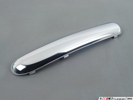 ES#74308 - 51116800142 - Front Bumper Chrome Strip - Right - Located on the side of the front bumper near the front indicator - Genuine MINI - MINI