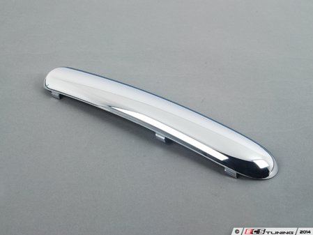 ES#74309 - 51116800143 - Front Bumper Chrome Strip - Left - Located on the side of the front bumper near the front indicator - Genuine MINI - MINI