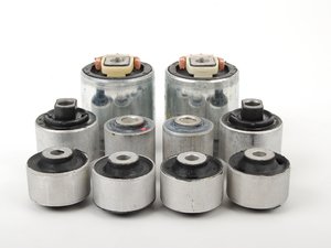 ES#2713250 - 4B0407515KT -  Front Control Arm Bushing Refresh Kit  - Includes new front upper and lower control arm bushings - Assembled By ECS - Audi