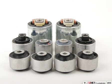 ES#2713250 - 4B0407515KT -  Front Control Arm Bushing Refresh Kit  - Includes new front upper and lower control arm bushings - Assembled By ECS - Audi