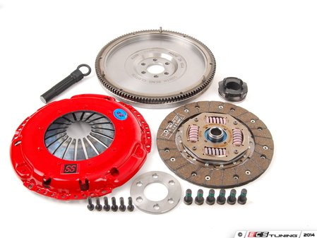 ES#3098817 - kmk515fssoKT - Stage 3 Daily Clutch Kit KMK515F-SS-O - Designed for high-powered street cars while capable enough to handle the track. Conservatively rated at 400ft/lbs. - South Bend Clutch - Volkswagen