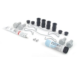 ES#2592593 - 4D0698647KT - Front Pad & Rotor Installation Kit - Includes all hardware and anti-seize for front pad & rotor replacement - Genuine Volkswagen Audi - Audi