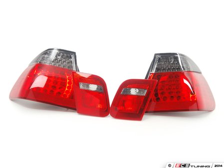 ES#1831938 - E464TREDLED2smk - LED Tail Light Set - Smoked/Red - Dramatically improve the appearance of your BMW with this simple bolt on - EagleEyes - BMW