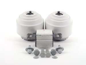 ES#2763481 - 2112402617KT1 - Drivetrain Mount Kit - Includes both Lemforder engine mounts and Lemforder transmission mount with hardware - Assembled By ECS - Mercedes Benz