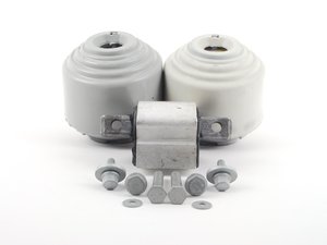 ES#2763482 - 2112402617KT2 - Drivetrain Mount Kit - Includes both Corteco engine mounts and Corteco transmission mount with hardware - Assembled By ECS - Mercedes Benz