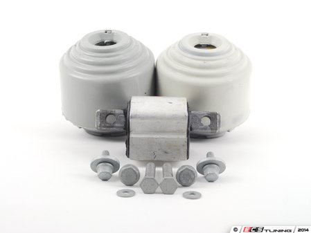 ES#2763482 - 2112402617KT2 - Drivetrain Mount Kit - Includes both Corteco engine mounts and Corteco transmission mount with hardware - Assembled By ECS - Mercedes Benz