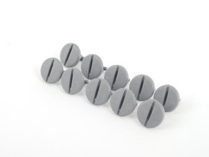 ES#2739948 - 51477111218MOQKT - Rotary Latch - pack of 10 - Grey. 18mm Used in multiple places in the trunk - Genuine BMW - 
