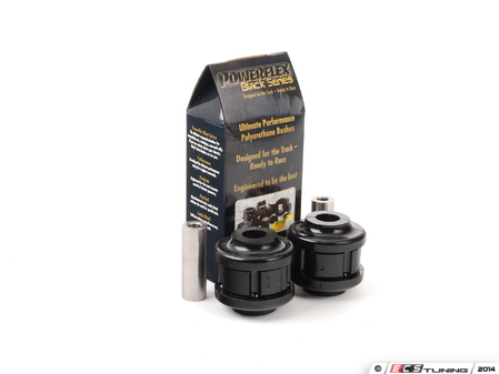 ES#2651506 - PFF5-701BX2 - Race Polyurethane Front Control Arm Bushings - Forward Position - Improves handling and control upgrade to a more engaging driving experience - Powerflex Black Series - BMW