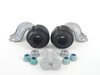 ES#2593950 - 4D0411327GKT1 - Front Sway Bar Installation Kit - Includes new bushings, brackets and hardware - Genuine Volkswagen Audi - Audi
