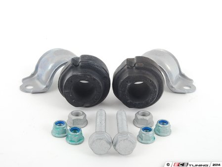ES#2593950 - 4D0411327GKT1 - Front Sway Bar Installation Kit - Includes new bushings, brackets and hardware - Genuine Volkswagen Audi - Audi