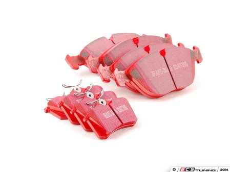 ES#2765638 - mkivr32bk2KT - Front & Rear EBC RedStuff Performance Brake Pad Kit - A high performance street pad, featuring Kevlar technology. - EBC - Volkswagen