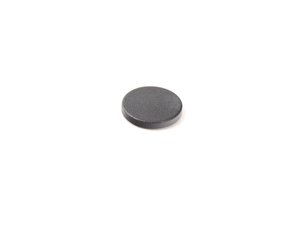 ES#438674 - 8E08576214PK - Trim Cap - Sabre (Black) - Snaps over the head of the screw that secures the sun visor - Genuine Volkswagen Audi - Audi