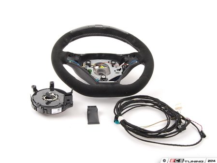 ES#2207063 - 32302165396 - Steering Wheel - (NO LONGER AVAILABLE) - Features a multifunction display, adjustable shift lights, and alcantara covered gripping surfaces - Genuine BMW M Performance - 