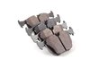 ES#2748666 - HB518B.642 - Rear HPS 5.0 Performance Brake Pad Set - Next generation high performance street brake pad offering greater stopping power and pedal feel, with very low dust and noise - Hawk - BMW