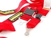 ES#2771832 - SR16192-E90 - Quick Fit Harness - Red - Left - A DOT approved harness that utilizes factory attachment points - Schroth - BMW