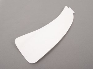 ES#2682407 - 98750482602 - Rear Fender Stone guard - Clear  - Right side fitment - Genuine Porsche - Porsche
