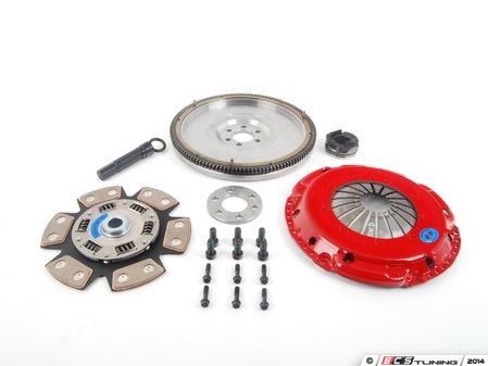 ES#3098815 - kmk515fhddKT - Stage 2 Drag Clutch Kit - Designed for drag or drift cars that see limited street use. Conservatively rated at 390ft/lbs. - South Bend Clutch - Volkswagen