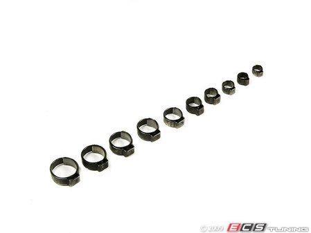 ES#6814 - 0541070 - Crimp Clamp With Guard - Priced Each - (NO LONGER AVAILABLE) - 7.0mm - OEM style crimp clamp with inner guard - Wurth - 