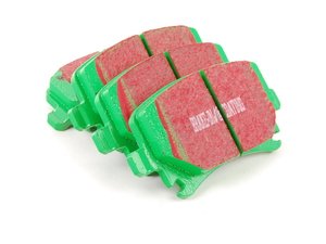 ES#517839 - DP21518 -  Rear GreenStuff Performance Brake Pad Set - Designed as a mildly upgraded pad, great for an afternoon of sporty driving. - EBC - Audi Volkswagen