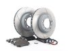 ES#2598692 - 99635140904FPKT3 - Front Brake Service Kit - Featuring Sebro slotted rotors and Hawk HPS brake pads - Assembled By ECS - Porsche