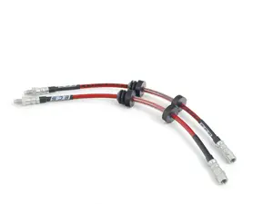Exact-Fit Stainless Steel Brake Line - Front