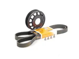  Aluminum Water Pump Pulley Kit - With Belt