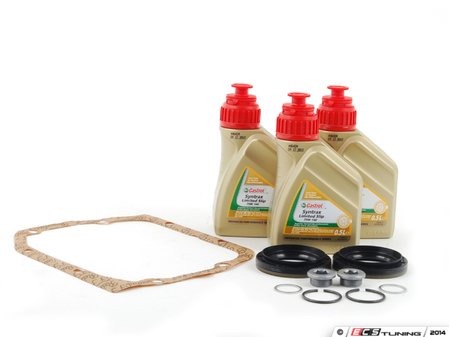 ES#2628608 - 83222282583M5KT - Differential Service & Reseal Kit - Everything needed to service your M5 differential using Castrol SAF-XJ 75w140 including a gasket set - Assembled By ECS - BMW