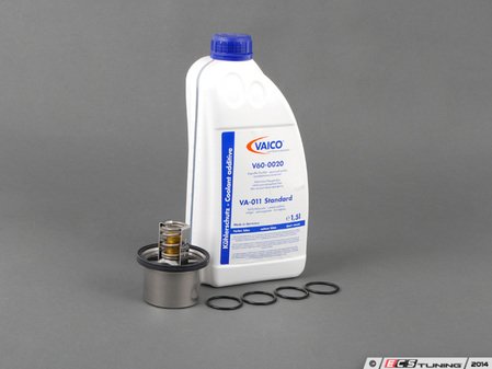ES#2718469 - 11537836155KT1 - Thermostat Replacement Kit - Includes thermostat with o-ring, and coolant - Assembled By ECS - BMW