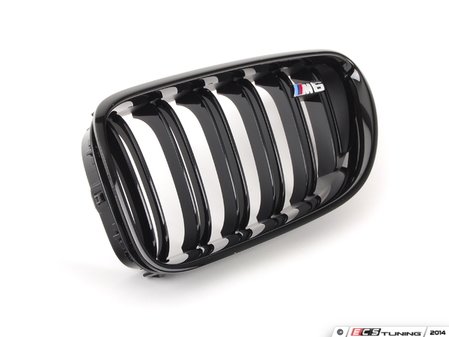 ES#2711394 - 51712352809 - BMW Performance Blackout Grille - Left - High gloss shadowline grille set to give your car the visual edge - Genuine BMW M Performance - BMW