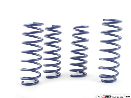 ES#2678630 - 50472-55 - OE Sport Spring Set - Firm, yet comfortable spring rates comparable to a factory sport spring with additional lowering. Average lowering of 1"F 1"R - H&R - BMW