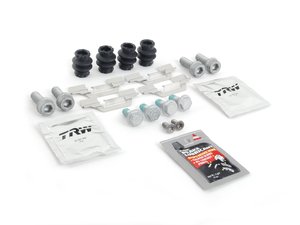 ES#2586573 - MKIV18TRRINSTKT -  Rear Pad And Rotor Installation Kit - Complete - All the hardware, wear components and lubricant for a clean and proper brake install - Genuine Volkswagen Audi - Volkswagen