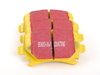ES#517842 - DP41518R -  Rear YellowStuff Performance Brake Pad Set - EBC's premium sport street pad that offers high friction levels and heat fade resistance - EBC - Audi Volkswagen