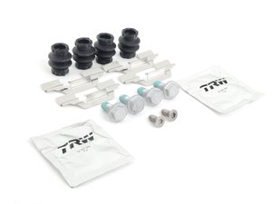 ES#2776952 - MKIV18TRRINSTAKT -  Rear Pad And Rotor Installation Kit - Basic  - All the caliper hardware and wear components for a clean and proper brake install - Genuine Volkswagen Audi - Volkswagen