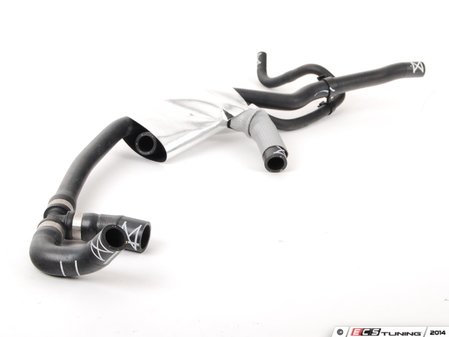 ES#416852 - 7L6121156C - Coolant hose - Transfers coolant between the expansion tank, thermostat housing and heater core - Genuine Volkswagen Audi - Volkswagen