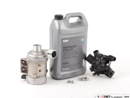 ES#2777338 - 11517586925KT5 - Water Pump And Thermostat Kit - Includes everything you need to replace your water pump and thermostat. - Assembled By ECS - BMW