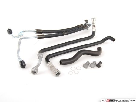 ES#2763825 - 32412283893KT - Standard Power Steering Hose Kit - Includes new hoses, banjo bolts and sealing washers - Assembled By ECS - BMW