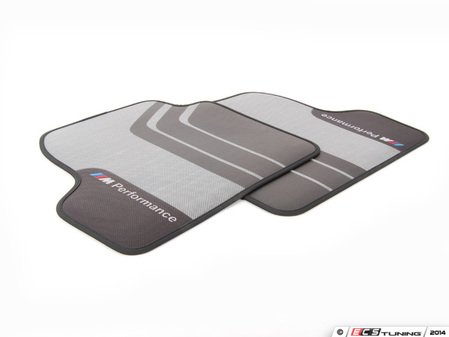 ES#2998351 - 51472409933 - BMW Performance Floor Mats - Rear - Performance inspired design with the ///M Performance logo - Genuine BMW M Performance - BMW