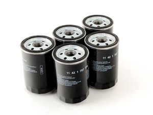 ES#2708064 - 11421707779KT - Oil Filter, Pack Of 5 - Stock Up And SAVE! - Genuine BMW parts - Genuine BMW - BMW