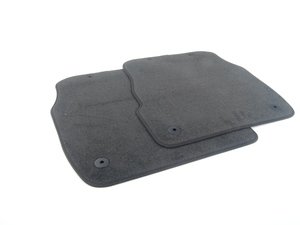 ES#365996 - 4B0061221ED9QE - Rear Carpeted Floor Mats - Onyx - Includes both rear floor mats to protect your interior carpet - Genuine Volkswagen Audi - Audi