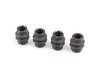 ES#2765795 - 1J0615301AAKT22 - Performance Rear Brake Service Kit (256x22) - Featuring ECS V5 cross drilled and slotted rotors and ECS EP24 Enthusiast Performance pads. Includes hardware. - Assembled By ECS - Volkswagen