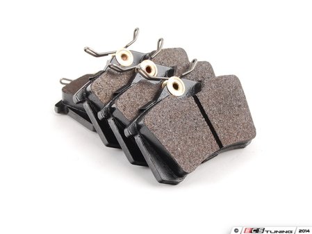 ES#2765795 - 1J0615301AAKT22 - Performance Rear Brake Service Kit (256x22) - Featuring ECS V5 cross drilled and slotted rotors and ECS EP24 Enthusiast Performance pads. Includes hardware. - Assembled By ECS - Volkswagen