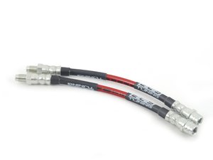 ES#3525705 - 002562ECS01 - Exact-Fit Stainless Steel Brake Lines - Rear - Manufactured by ECS Tuning to replicate your stock lines. (DOT-compliant) - ECS - BMW