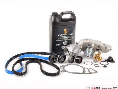 ES#2642884 - 94410515704KT81 - Ultimate Plus Timing Belt Kit With Water Pump - Features Gates Racing kevlar timing belt for added dependability - Assembled By ECS - Porsche